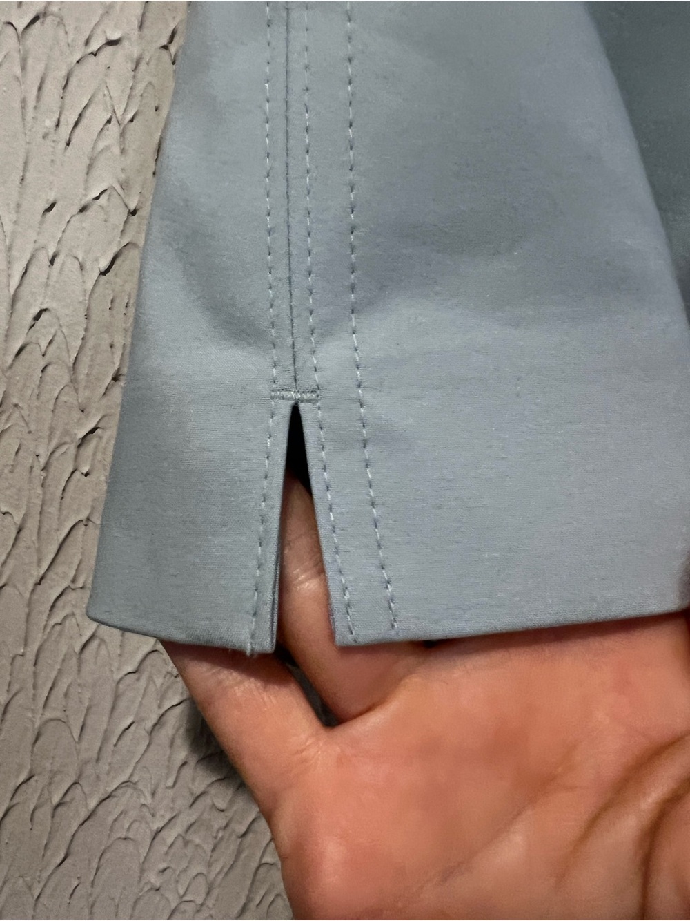 White House Black Market pale blue mid rise dress shorts size 6 - Picture 10 of 13